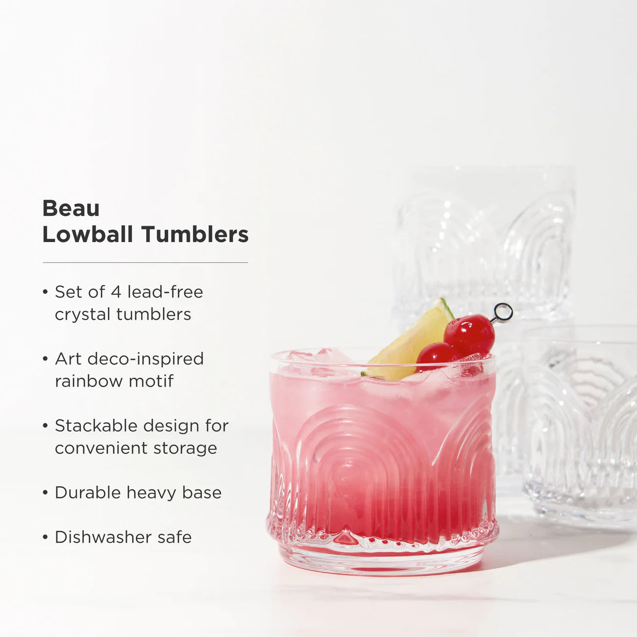 Beau Lowball Tumblers