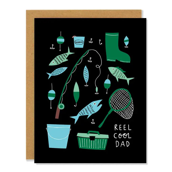 Reel Cool Dad Card - Father's Day Card