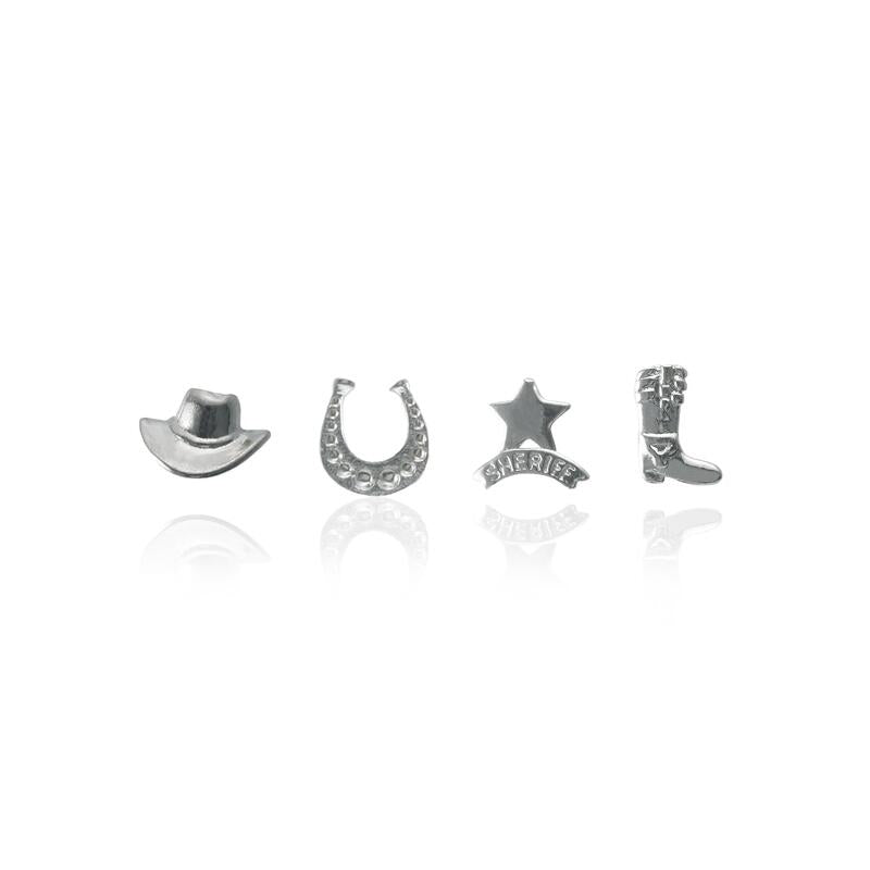 Stamped Stud Earring