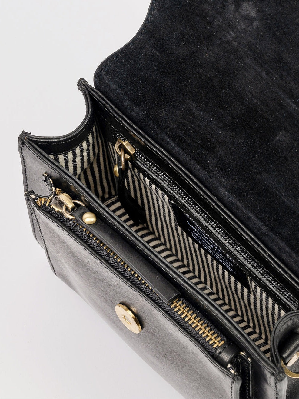 Harper Mini Classic Black Leather