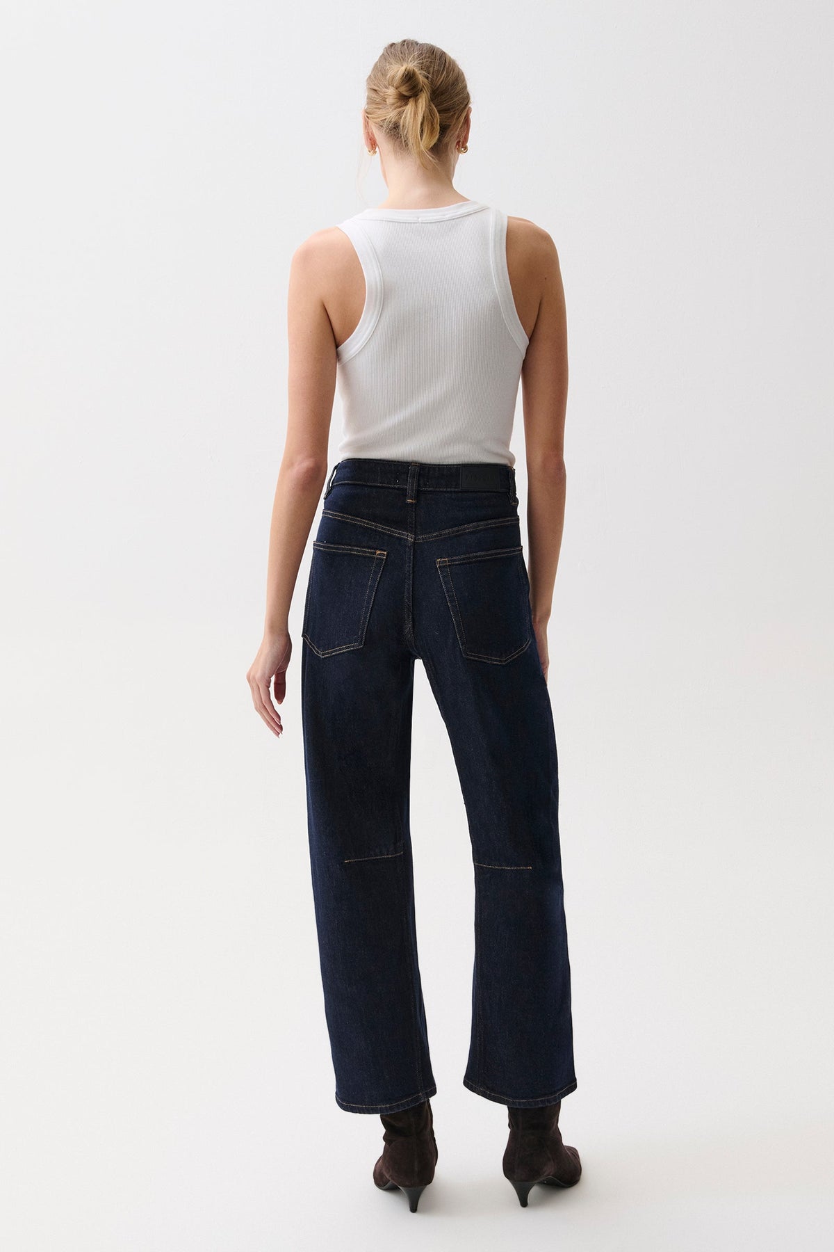 Beau Seamed Crescent Jean - Nightfall