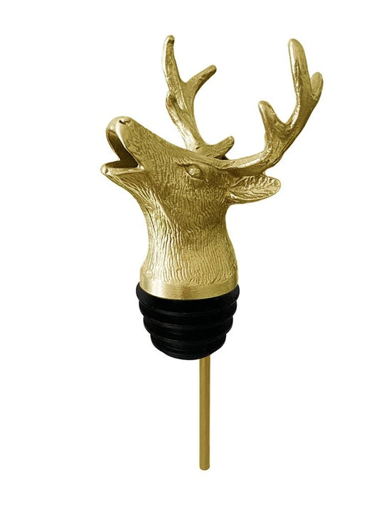 Menagerie Titanium Gold Stag Pourer