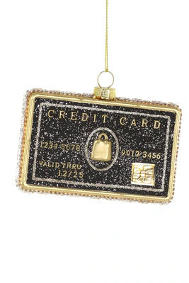Black Credit Card Ornament