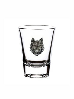 Menagerie Wolf 2 Ounce Classic Shot Glass