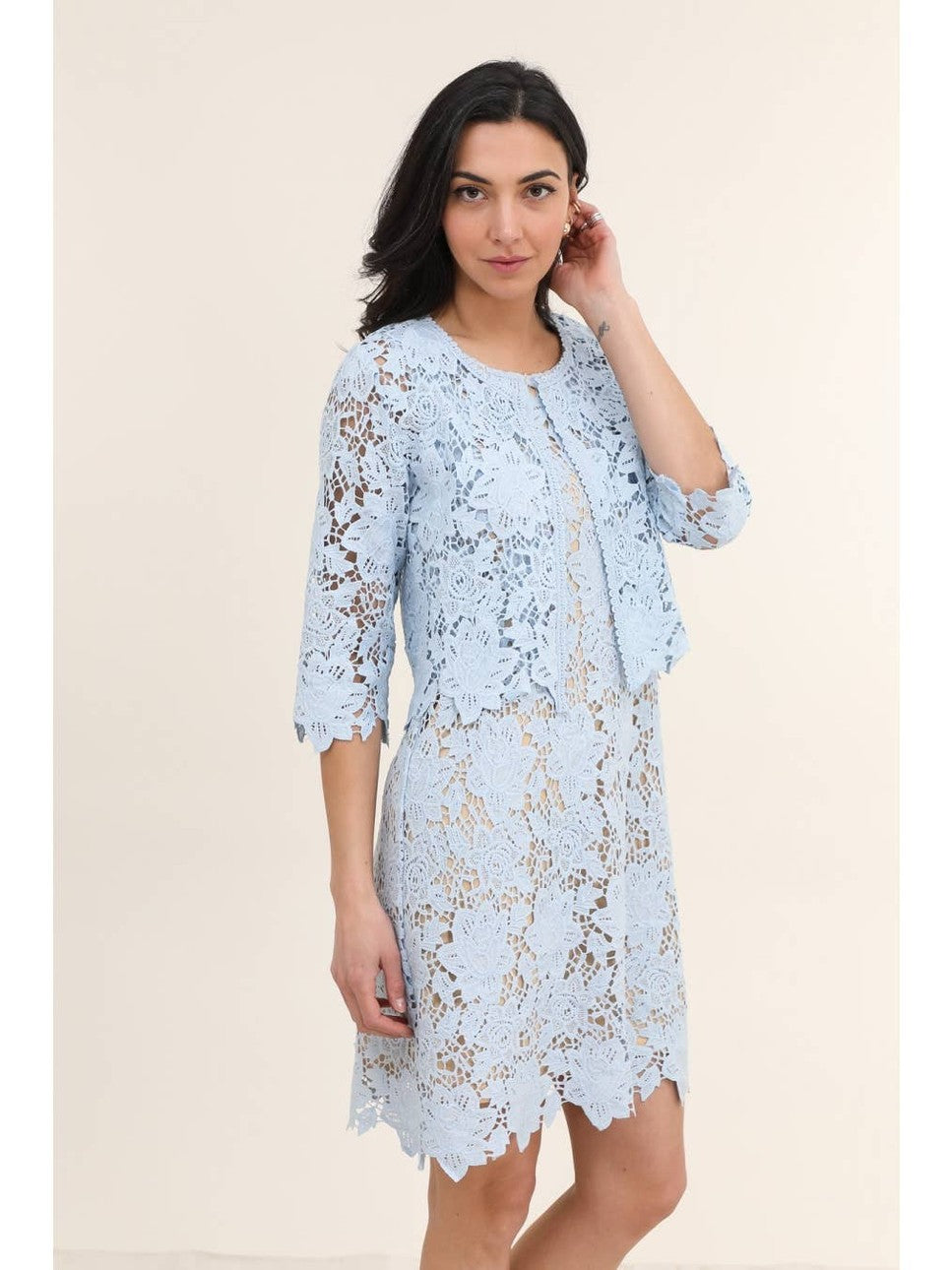 Selena Bolero Jacket in Guipure Lace