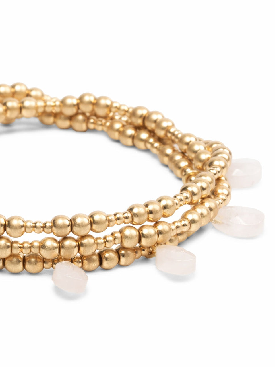 Metal Wrap - Timeless/Rose Quartz/Gold