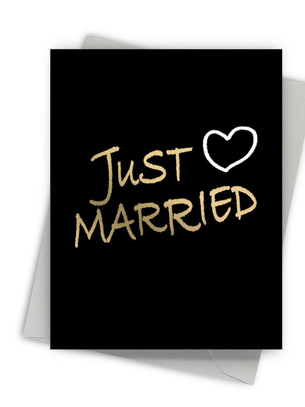 Just Married Newlywed Cards