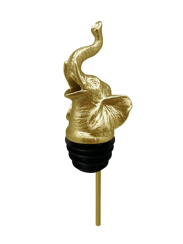 Menagerie Titanium Gold Elephant Pourer