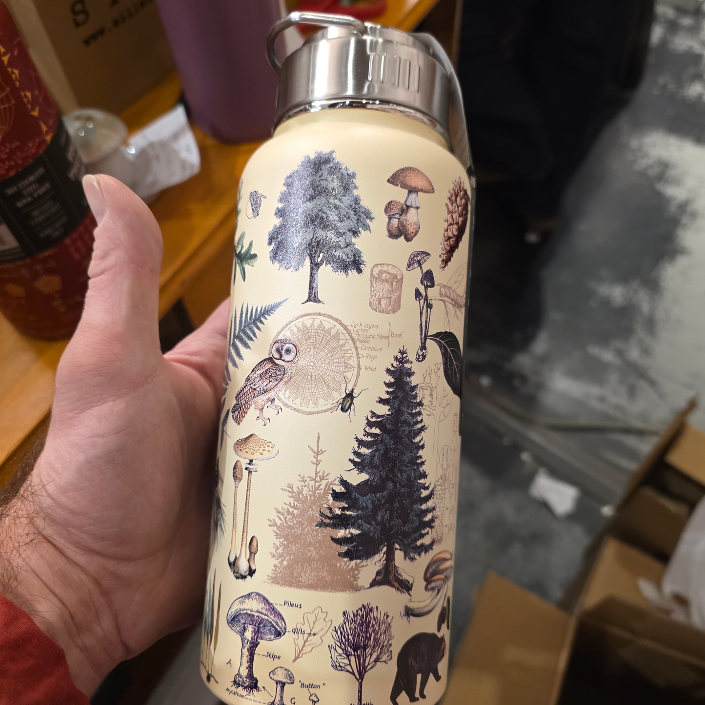 Forest 32 oz Steel Bottle