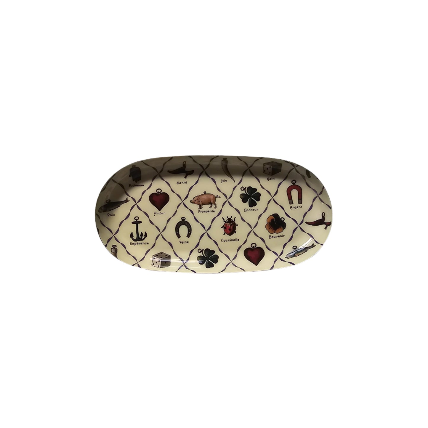 Charms | Oval Enamel Tray