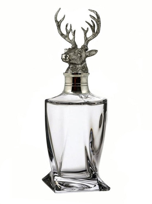 Menagerie Twist Style Whiskey Decanter - Stag