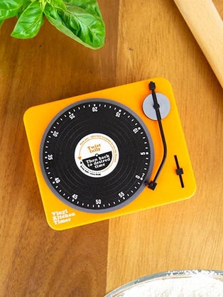 Retro Vinyl Player Kitchen Timer