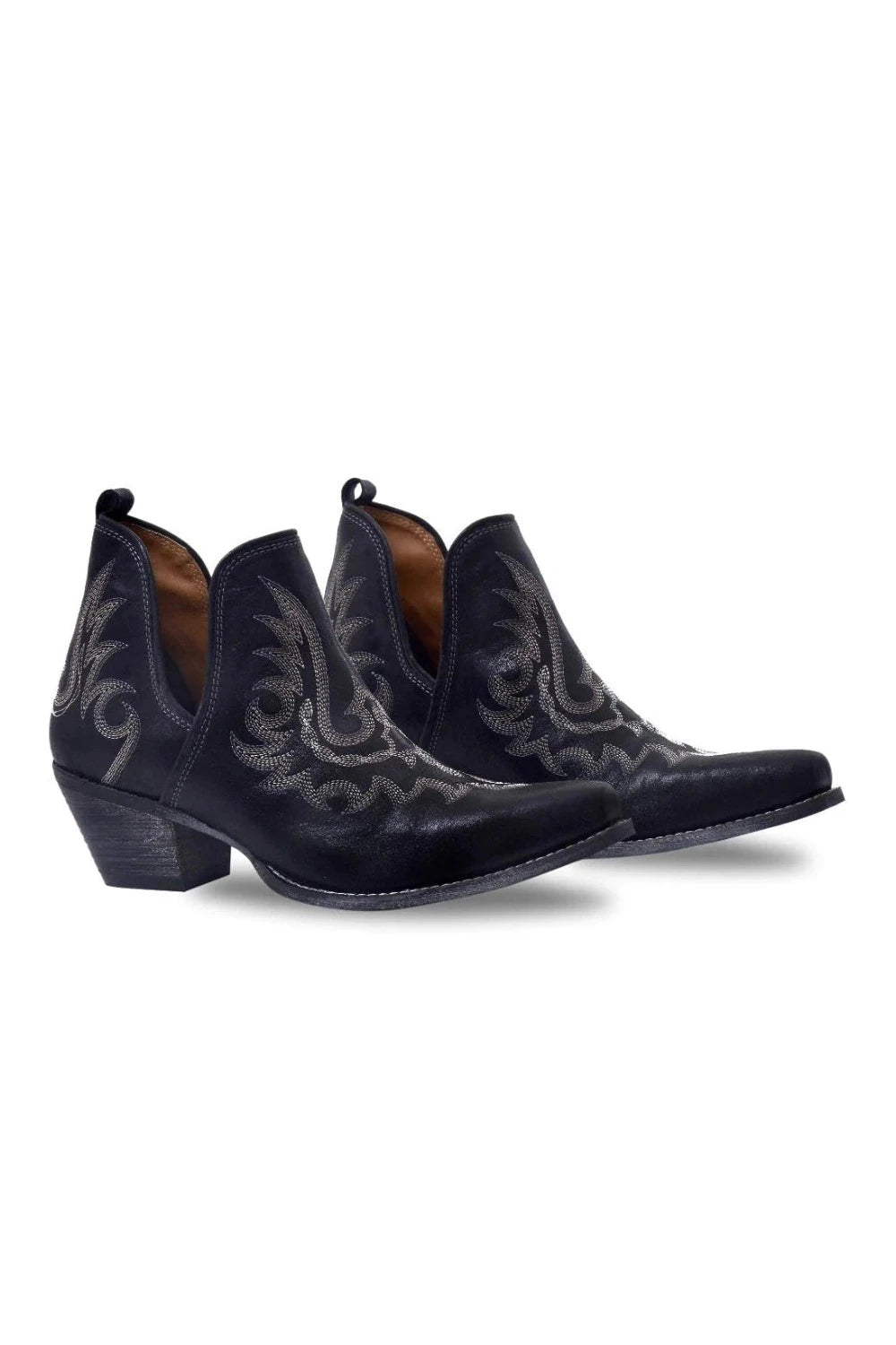 Lasso Lace Stitched Suede Leather Boots