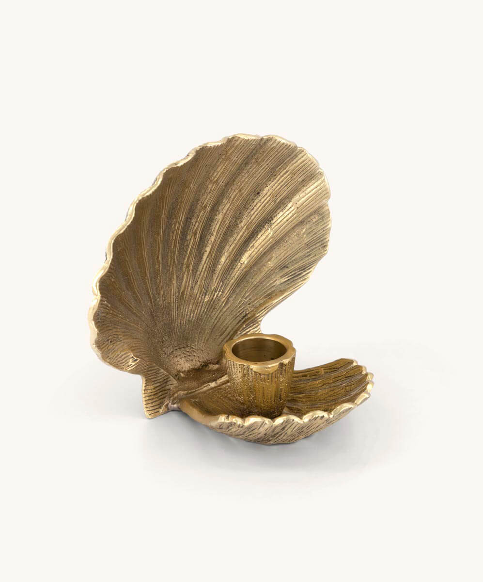 Scarlett Shell Candle Holder