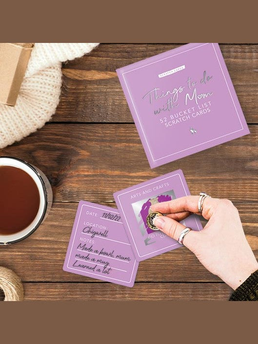 Things to do With Mom | Bucket List Scratch Cards