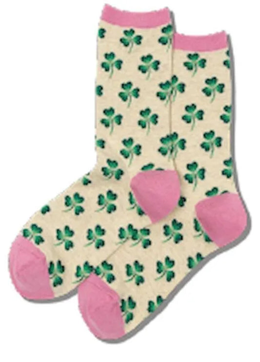 HOTSOX Women's Clover Crew Socks