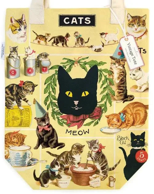 Vintage Tote | Vintage Cats