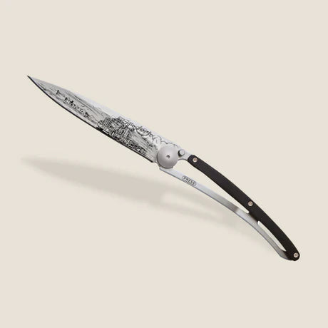 Deejo 37G Ebony Wood / American Truck Pocket Knife