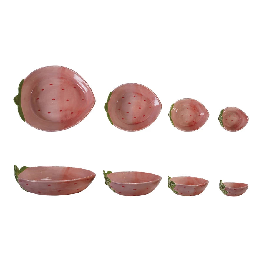 Strawberry Shaped Nesting Bowls | Individual