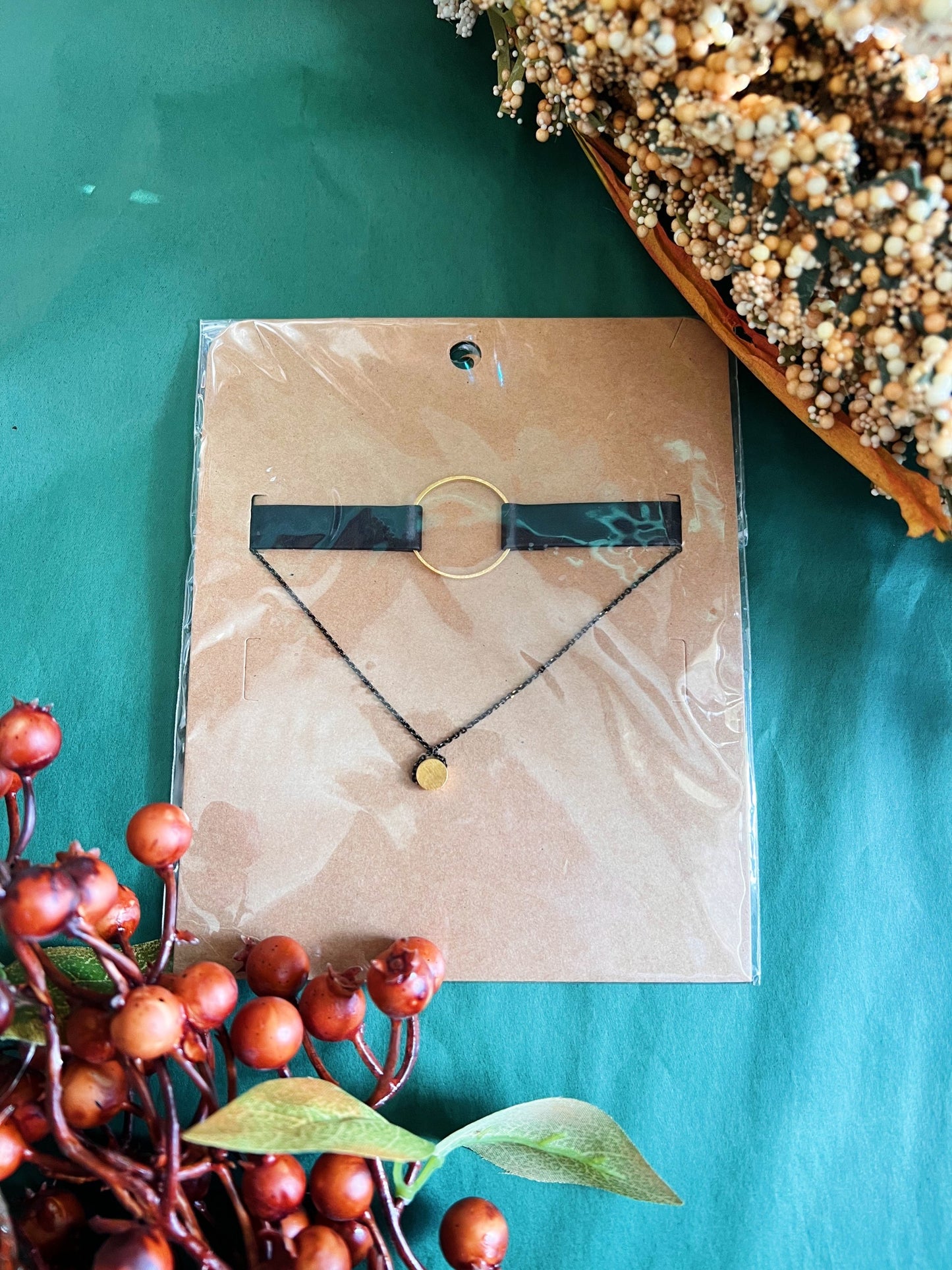 Chunky Circle Choker Necklace