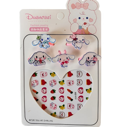 Cinnamoroll Sticker Pack with Rings