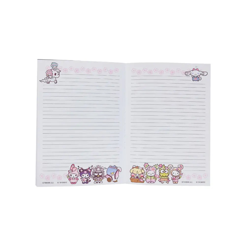 tokidoki x Hello Kitty and Friends Sakura Festival Notebook