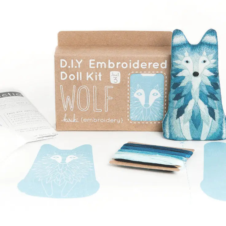 Wolf - Embroidery Kit