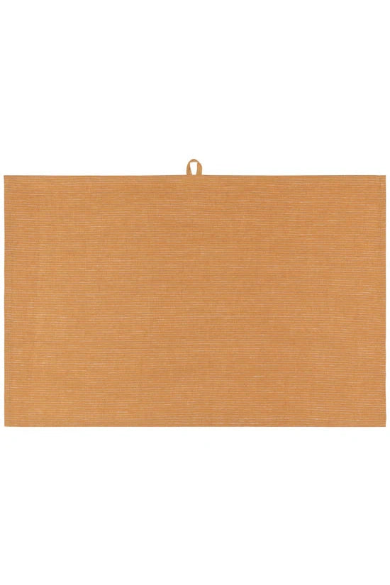 Pinstripe Linen Dishtowel | Ochre