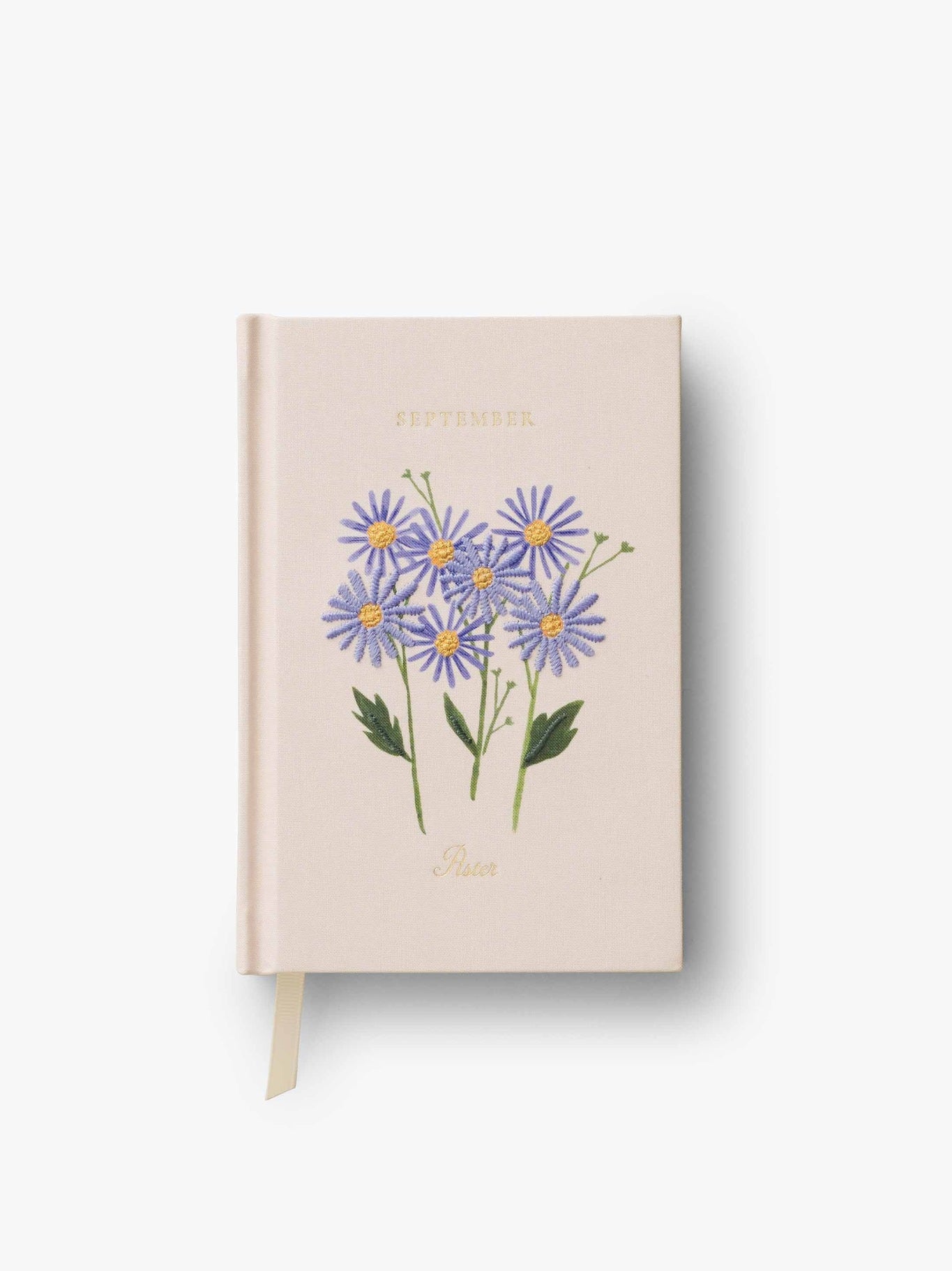 Birth Month Mini Embroidered Journal - September