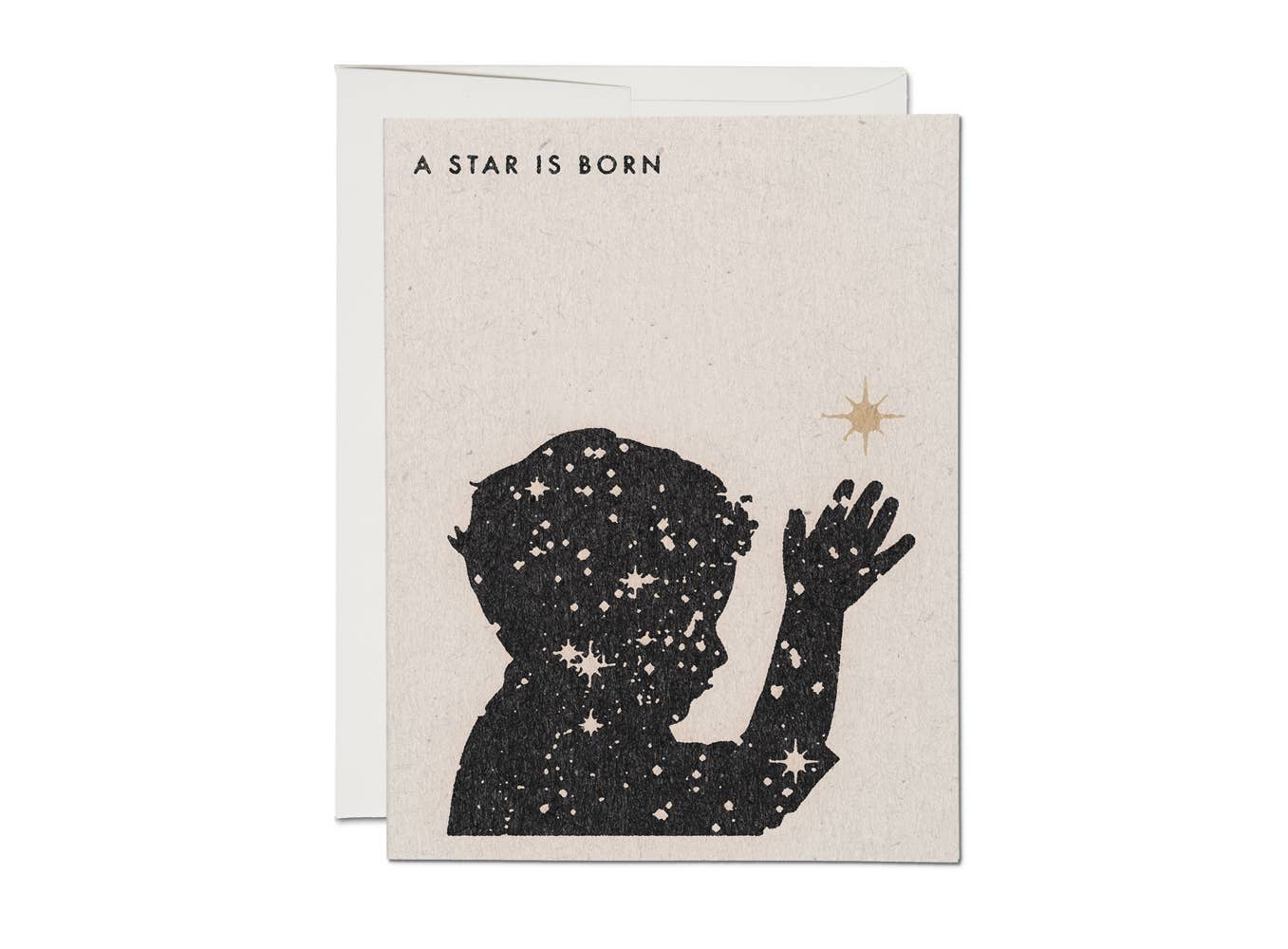 A Star Is Born baby greeting card