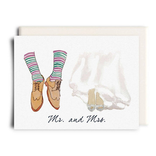 Mr. & Mrs. Shoes | Wedding Greeting Card