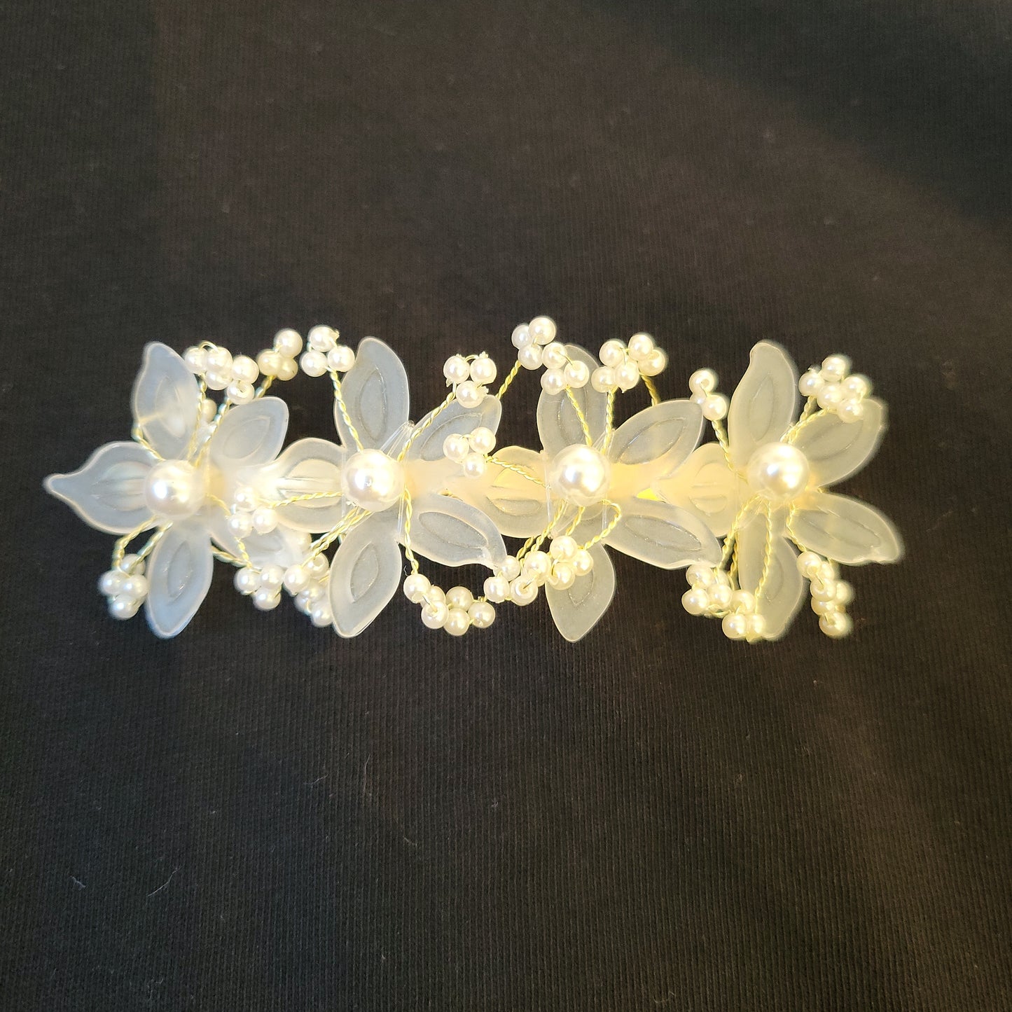 4Flower Pearl Hair Clip