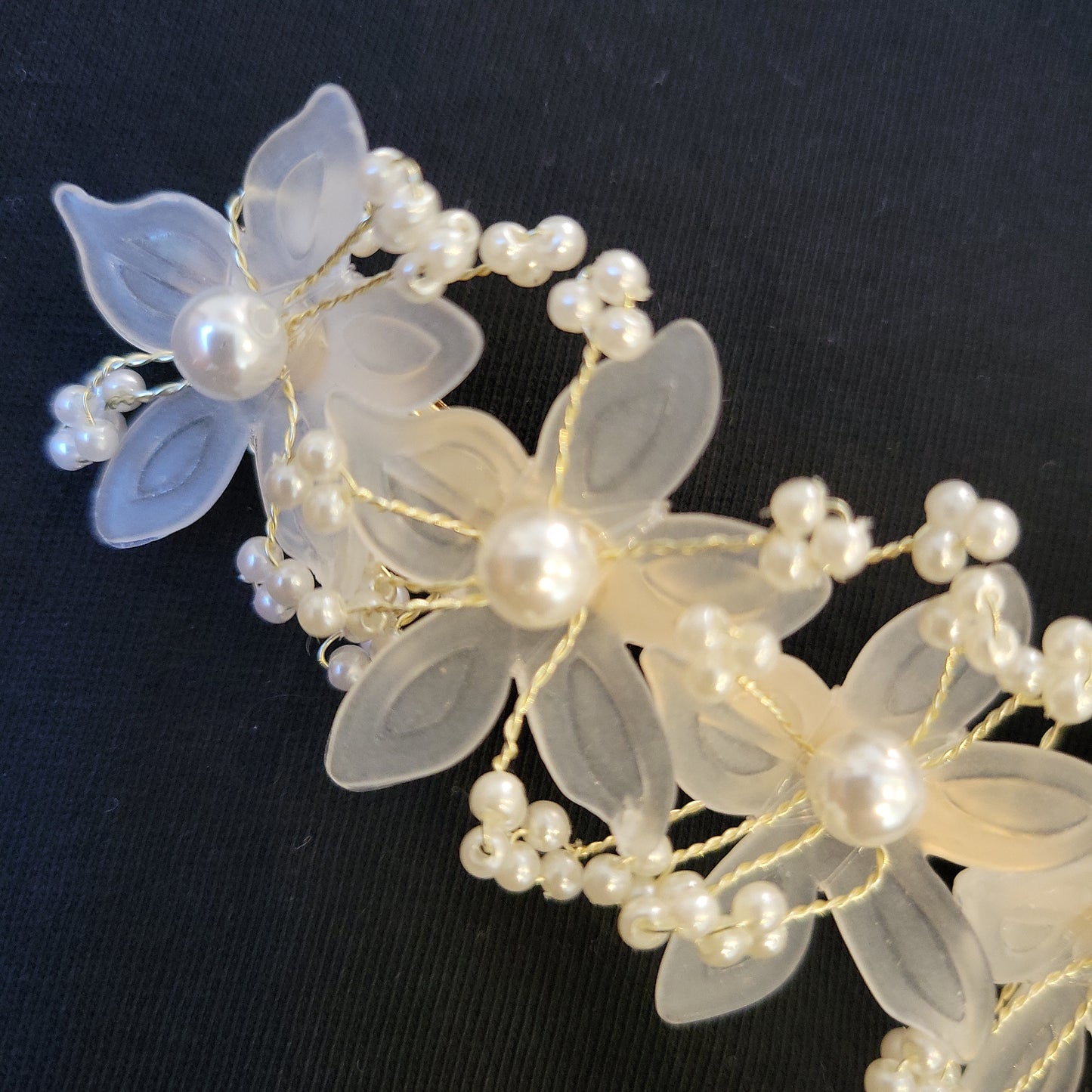 4Flower Pearl Hair Clip