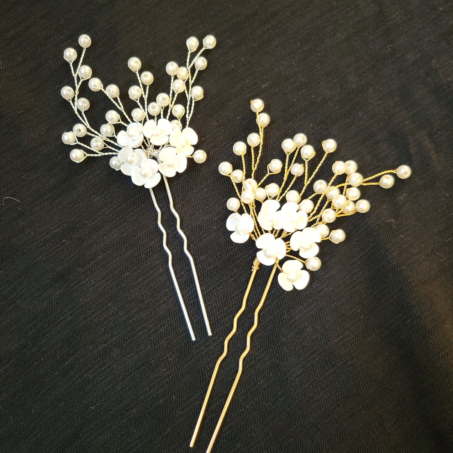 N Wedding Pearl Hair Clip 02