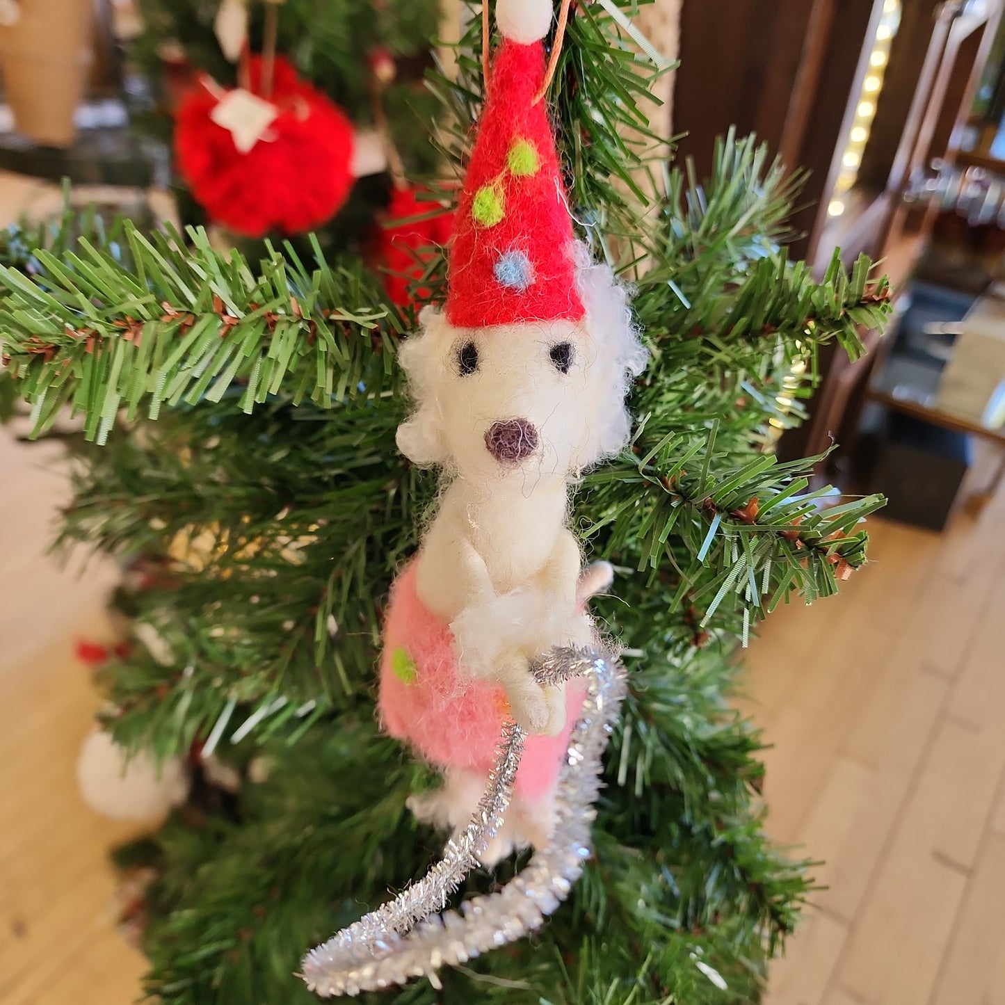 Felted Circus Animal Ornaments