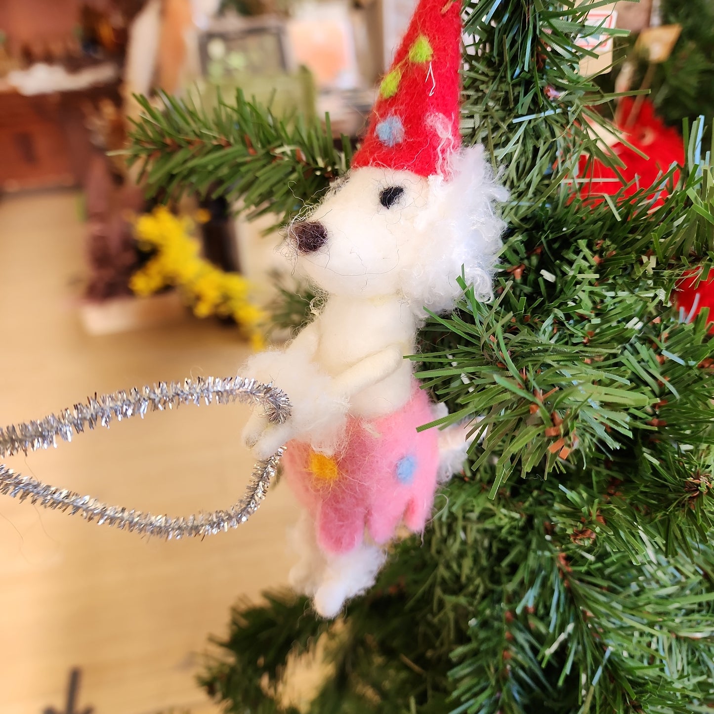 Felted Circus Animal Ornaments