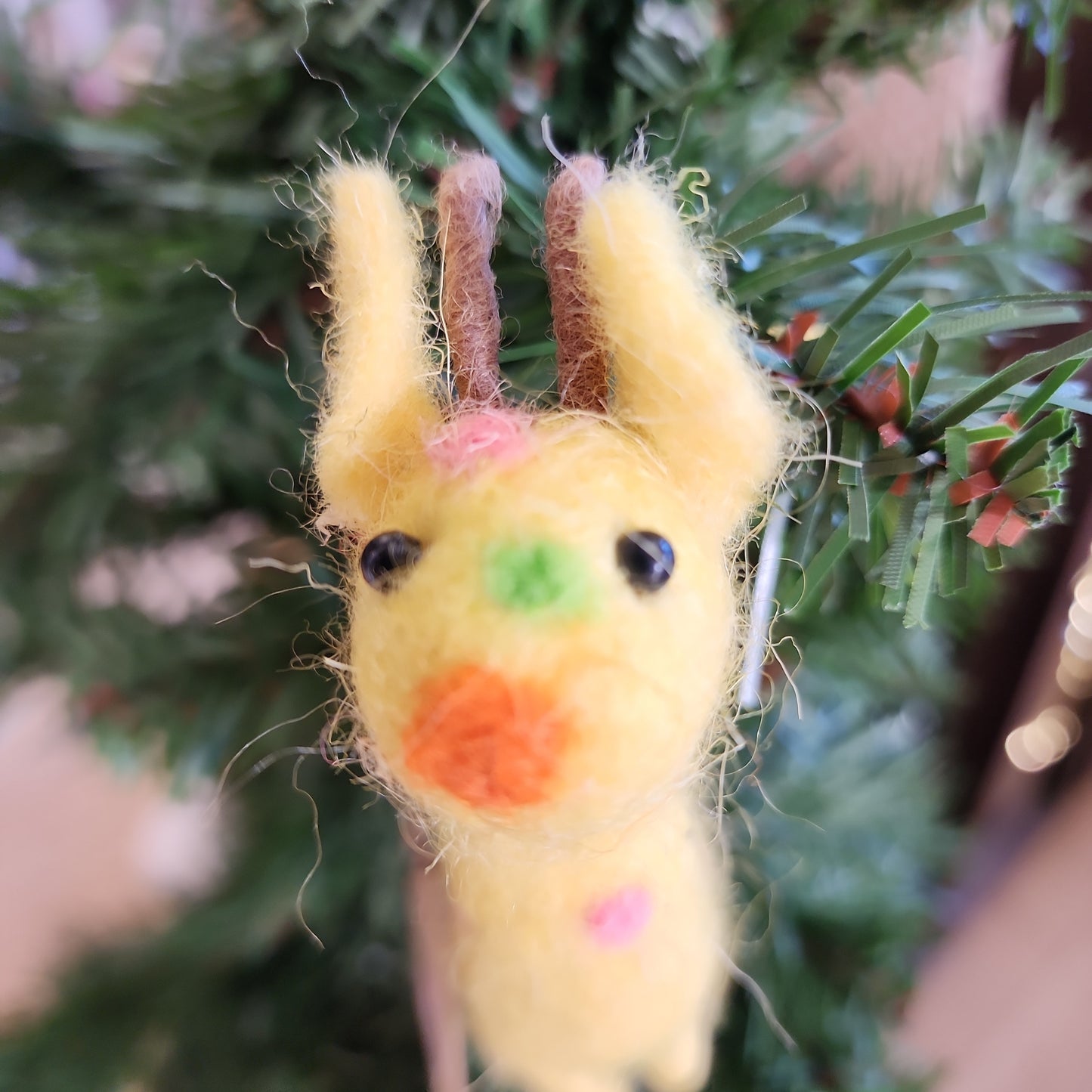 Felted Circus Animal Ornaments