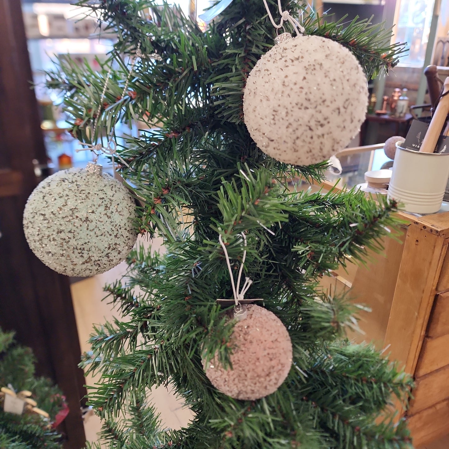Sparkley Christmas Ball Ornament