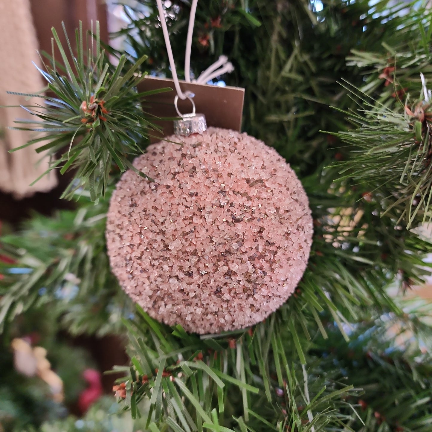 Sparkley Christmas Ball Ornament