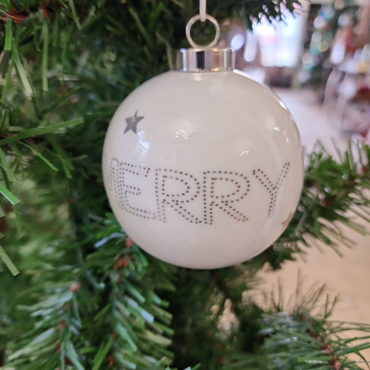Merry Xmas Ball Ornament