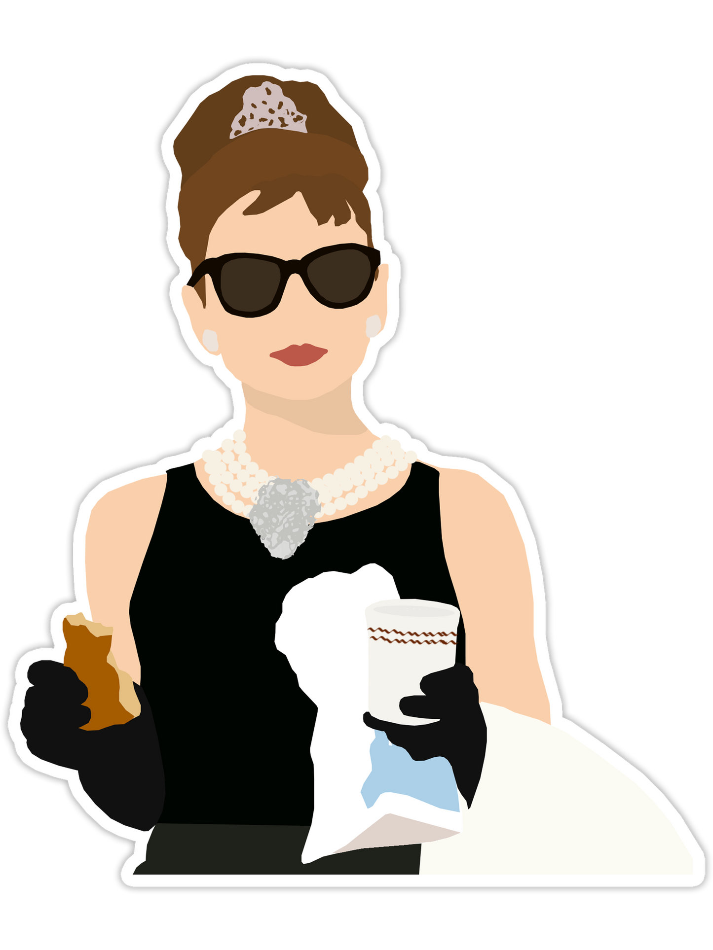 Breakfast at Tiffany's Holly Golightly Sticker
