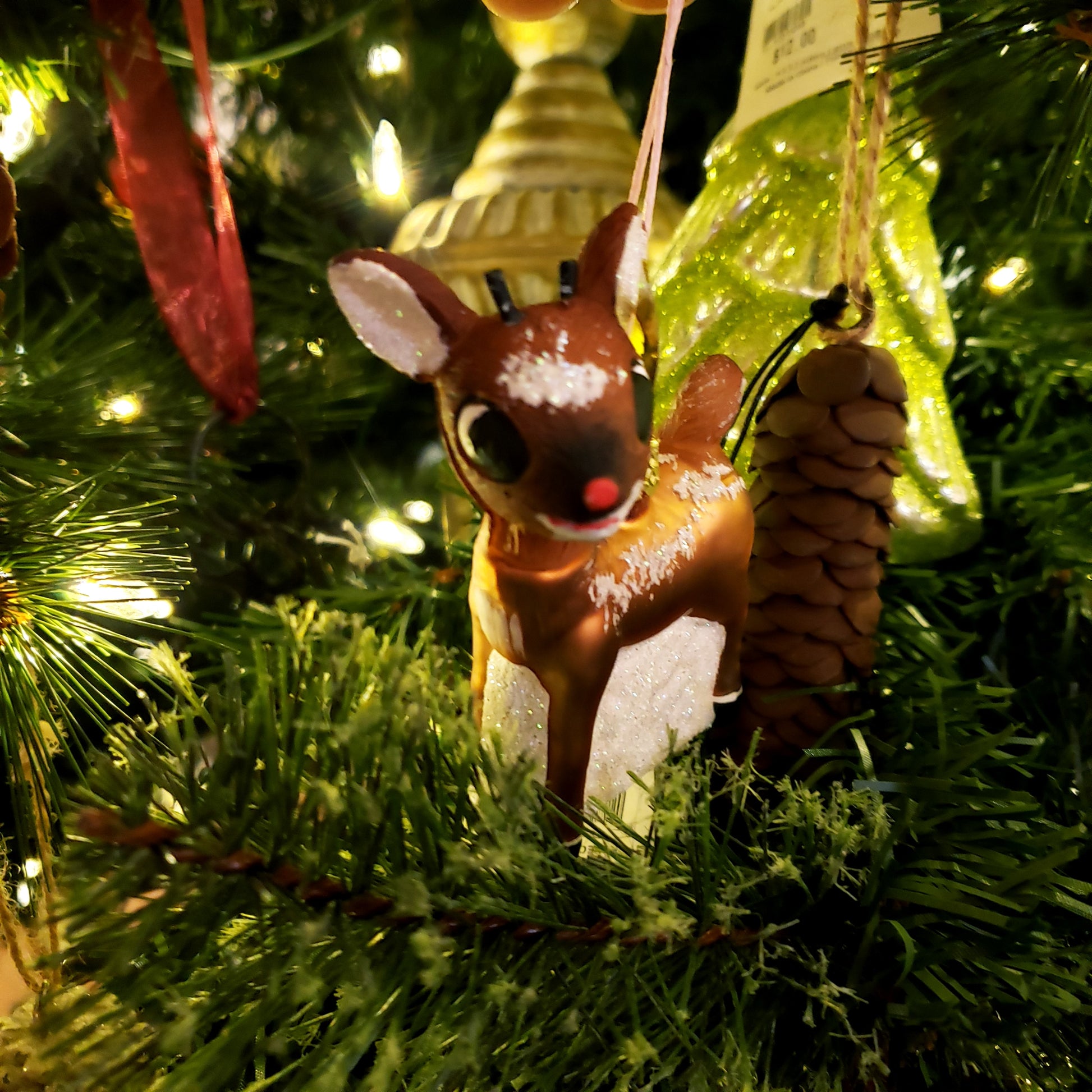 Retro Rudolph Character Ornaments
