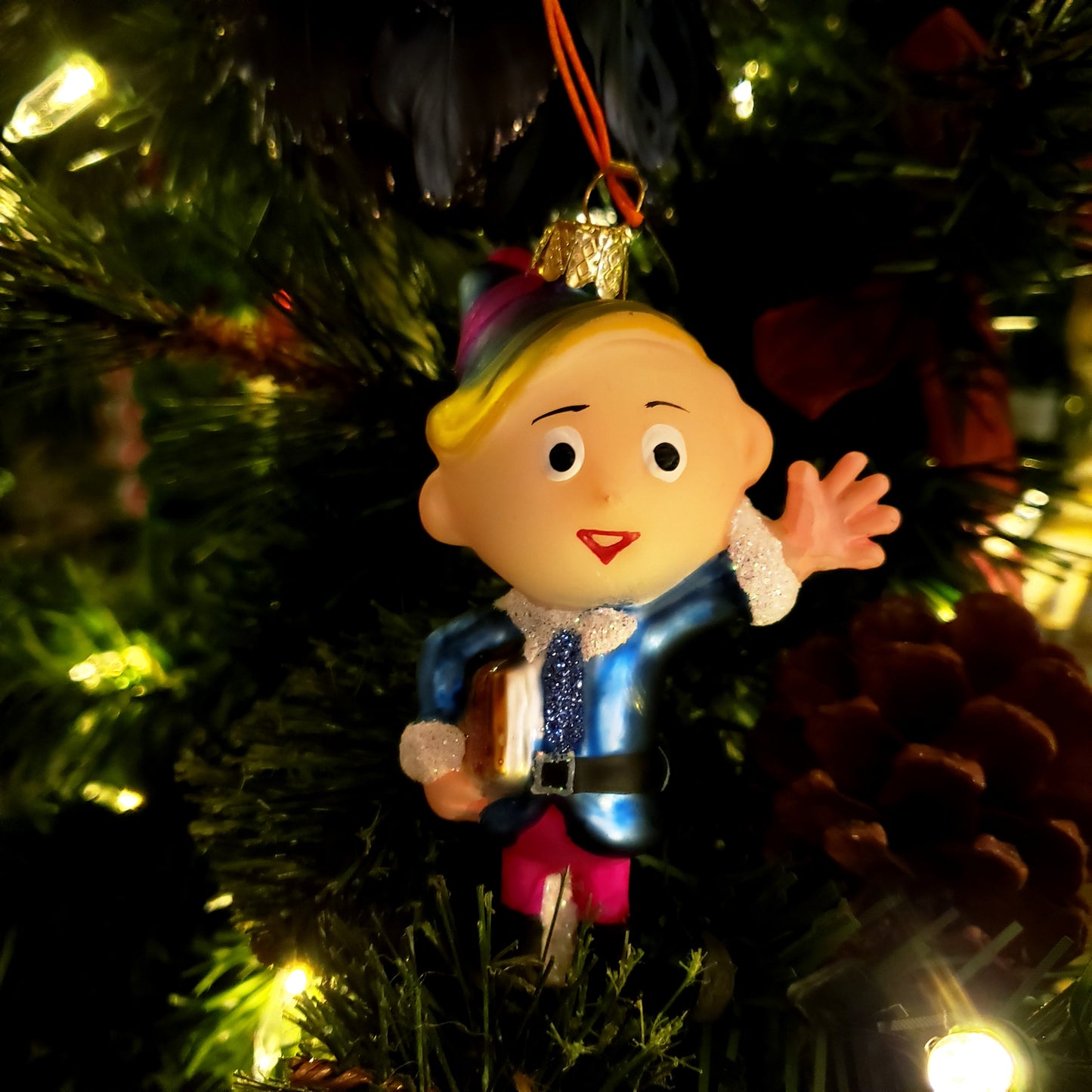 Retro Rudolph Character Ornaments