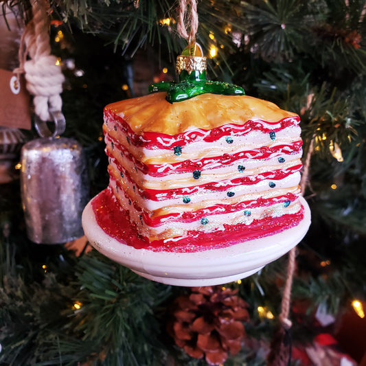 Lasagna Plate - Ornament