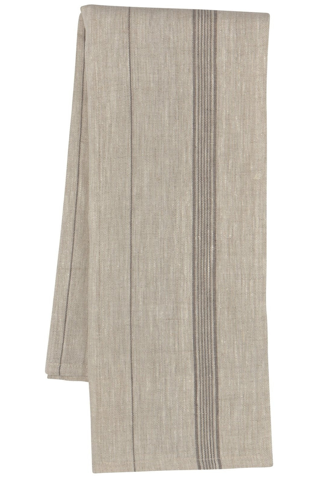 Maison Stripe Linen Dishtowel - Shadow