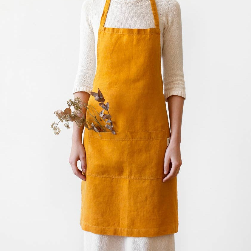 Daily Apron | Mustard Linen
