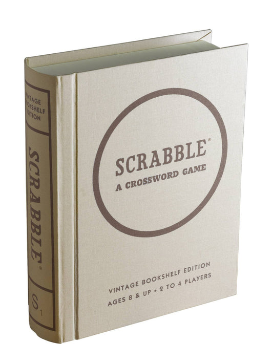 WS Game Company Scrabble Vintage Bookshelf Edition
