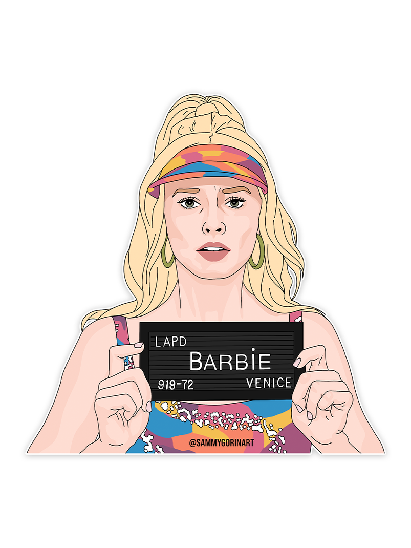 Barb Arrest Sticker