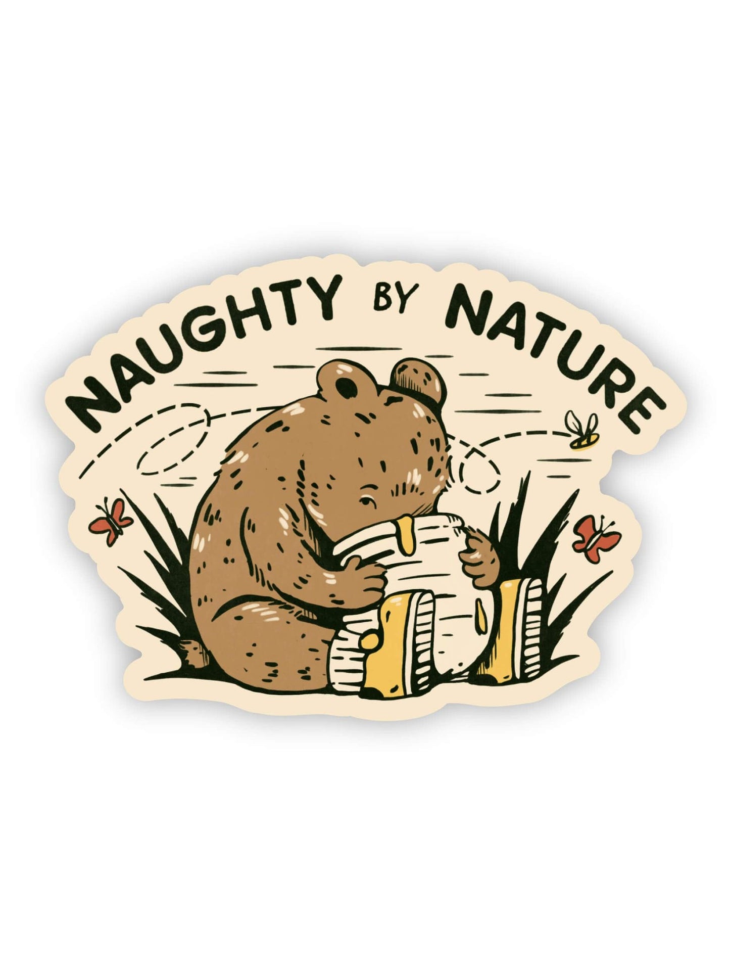"Naughty by Nature" Sticker