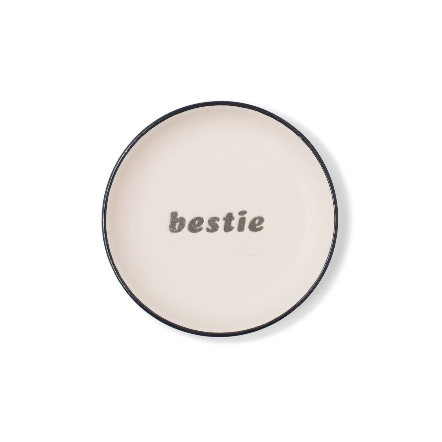 Small Round Stoneware Tray | Bestie